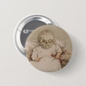 Badge Rond 5 Cm Bébé squelettique (Devant & derrière)
