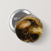 Badge Rond 5 Cm Bébés dans l'espace (Devant & derrière)