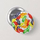 Badge Rond 5 Cm Bébés de gelée (Devant & derrière)