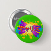 Badge Rond 5 Cm Bebii Neko : Gallis (Devant & derrière)