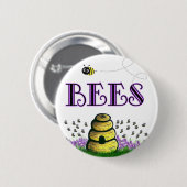 Badge Rond 5 Cm BEEEEEs (Devant & derrière)