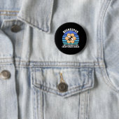Badge Rond 5 Cm Beekeeper Retro Vintage (En situation)
