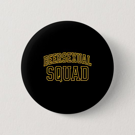 Badge Rond 5 Cm Beerual Squad Matching Group Bachelor Party Design (Devant)