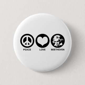 Badge Rond 5 Cm Beethoven