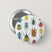 Badge Rond 5 Cm Beetles (Devant & derrière)