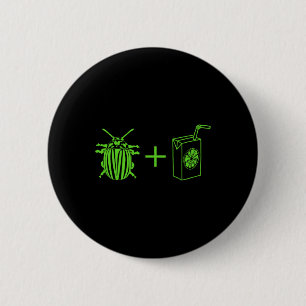 Badge Rond 5 Cm Beetles Vintage Halloween Film Drôle Horreur Costu