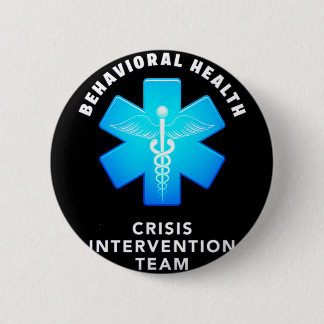 Badge Rond 5 Cm Behavioral And Mental Health Crisis Intervention T