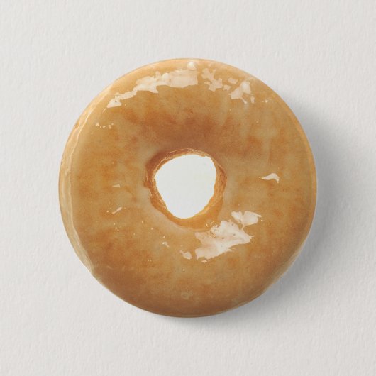 Badge Rond 5 Cm Beignet vitré (Devant)