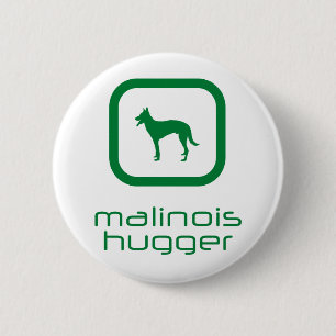 Badge Rond 5 Cm Belge Malinois