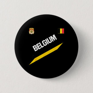 Badge Rond 5 Cm Belgian Football Soccer Ball Travel Jersey Allez L