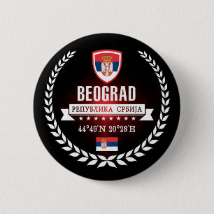 Badge Rond 5 Cm Belgrade