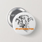 Badge Rond 5 Cm Bélier mignon (Devant & derrière)