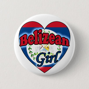 Badge Rond 5 Cm Belizean Girl