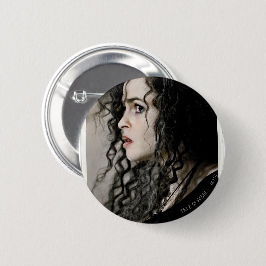 Badge Rond 5 Cm Bellatrix Lestrange 2 (Devant & derrière)