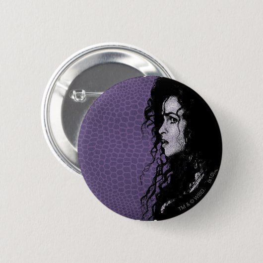 Badge Rond 5 Cm Bellatrix Lestrange 5 (Devant & derrière)