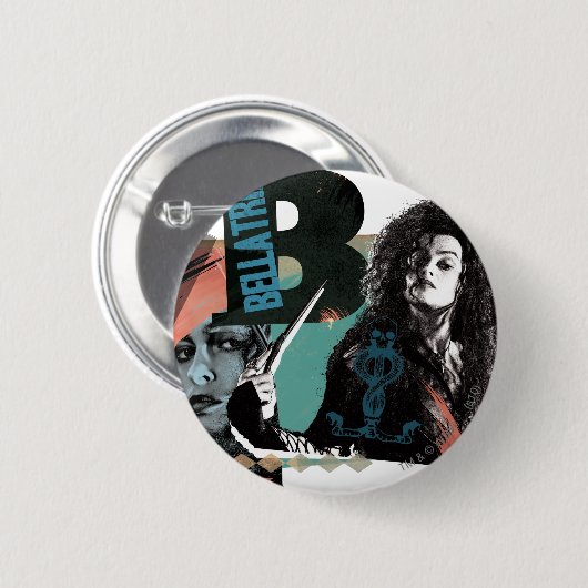 Badge Rond 5 Cm Bellatrix Lestrange 6 (Devant & derrière)