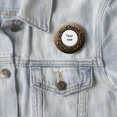 Badge Rond 5 Cm Belle Donut (En situation)