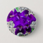 Badge Rond 5 Cm Belle iris violet (Devant)