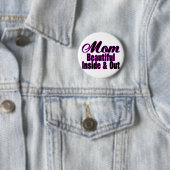 Badge Rond 5 Cm Belle maman (En situation)