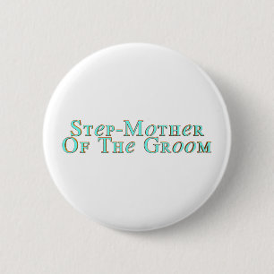 Badge Rond 5 Cm Belle-mère du bouton de marié