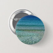 Badge Rond 5 Cm Belle plage de sable (Devant & derrière)