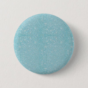 Badge Rond 5 Cm Belles parties scintillantes bleues molles à la