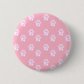 Badge Rond 5 Cm Belles pattes blanches (Devant)