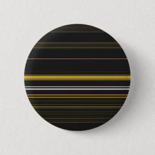 Badge Rond 5 Cm Belles rayures jaunes noirs