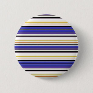 Badge Rond 5 Cm Belles rayures violettes blanches