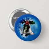 Badge Rond 5 Cm Bells argentées (Devant & derrière)