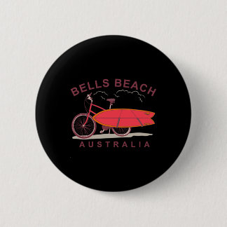 Badge Rond 5 Cm Bells Beach Australia Surfboard Bike Surfer 