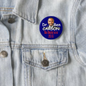 Badge Rond 5 Cm Ben CARSON 2016 (En situation)