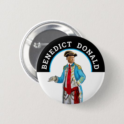 Badge Rond 5 Cm Benedict Donald (Devant & derrière)