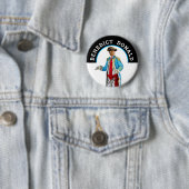 Badge Rond 5 Cm Benedict Donald (En situation)