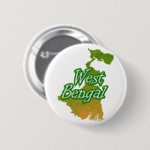 Badge Rond 5 Cm Bengale-Occidental (Devant & derrière)