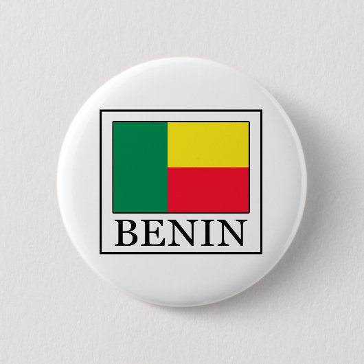Badge Rond 5 Cm Bénin (Devant)