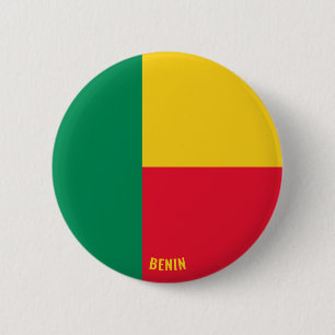 Badge Rond 5 Cm Bénin Drapeau charmant patriotique
