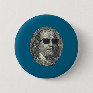 Badge Rond 5 Cm Benjamin Franklin Le Benjamin C'est Tout