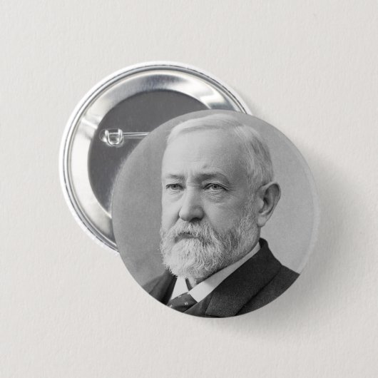 Badge Rond 5 Cm Benjamin Harrison 23 (Devant & derrière)