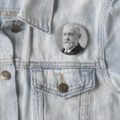 Badge Rond 5 Cm Benjamin Harrison 23 (En situation)