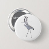 Badge Rond 5 Cm Benu Bird (Devant & derrière)