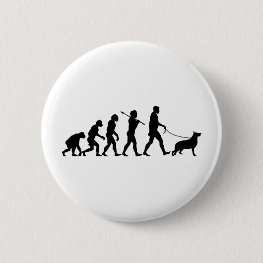 Badge Rond 5 Cm Berger allemand (Devant)