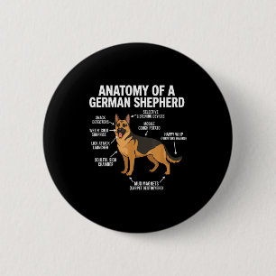 Badge Rond 5 Cm Berger allemand
