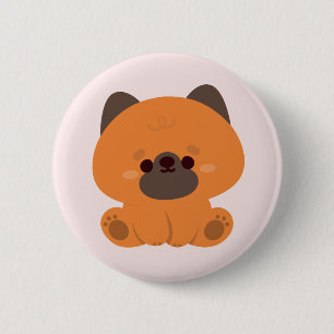 Badge Rond 5 Cm Berger allemand mignon