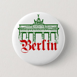Badge Rond 5 Cm Berlin Allemagne