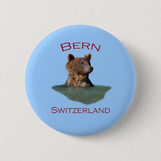 Badge Rond 5 Cm Berne, Suisse (Devant)