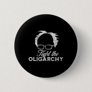 Badge Rond 5 Cm Bernie Aoc 2028 Lutte contre l'oligarchie Bernie S