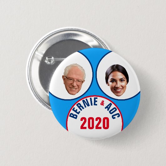 Badge Rond 5 Cm Bernie et AOC 2020 (Devant & derrière)