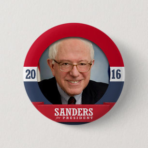 BADGE ROND 5 CM BERNIE SANDERS 2016