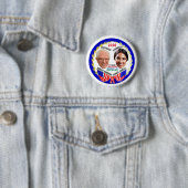 Badge Rond 5 Cm Bernie Sanders / AOC 2020 (En situation)